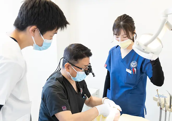 チーム医療による診療を行っています