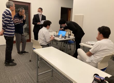 当院でメーカーのデモ会を行いました